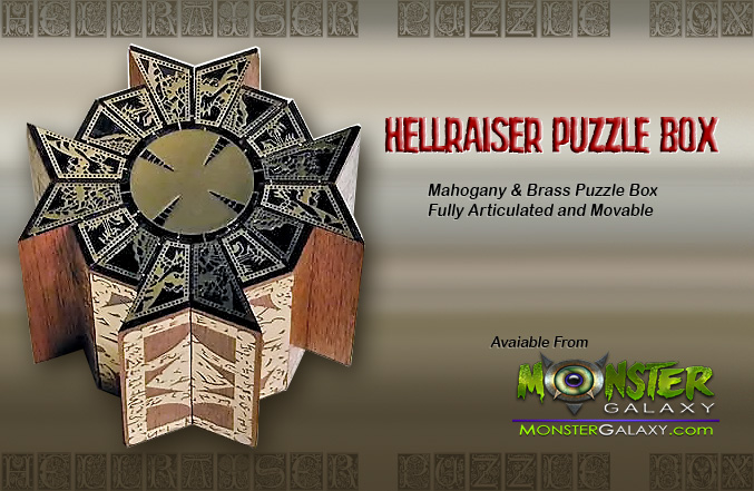 Hellraiser Puzzle Box Hellraiser Movie Prop and Hellraiser replica Puzzle Box